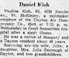 Daniel Kish- Obituary